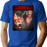 Terrifier 3 (7) T-Shirt for Men & Women, T-Shirts Graphic Tee - Blue
