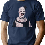 Terrifier 3 (8) T-Shirt for Men & Women, T-Shirts Graphic Tee - Navy