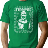 Terrifier Art The Clown Black White T-Shirt for Men & Women, T-Shirts Graphic Tee - Green