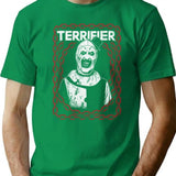 Terrifier Art The Clown Gothic T-Shirt for Men & Women, T-Shirts Graphic Tee - Green
