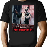 Terrifier Art The Clown Horror Movie Slasher T-Shirt for Men & Women, T-Shirts Graphic Tee - Black