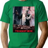 Terrifier Art The Clown Horror Movie Slasher T-Shirt for Men & Women, T-Shirts Graphic Tee - Green