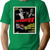 Terrifier Art The Clown Horror Poster T-Shirt for Men & Women, T-Shirts Graphic Tee - Green