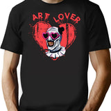 Terrifier Art The Clown Lover T-Shirt for Men & Women, T-Shirts Graphic Tee - Black