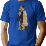 Terrifier Art The Clown Sassy Horror Villain T-Shirt for Men & Women, T-Shirts Graphic Tee - Blue