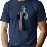 Terrifier Art The Clown Sunglasses T-Shirt for Men & Women, T-Shirts Graphic Tee - Navy