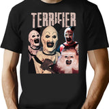 Terrifier Art The Clown Team-Up T-Shirt for Men & Women, T-Shirts Graphic Tee - Black