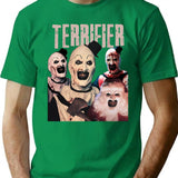 Terrifier Art The Clown Team-Up T-Shirt for Men & Women, T-Shirts Graphic Tee - Green