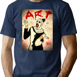 Terrifier Art The Clown Terrifier 2 Terrifier T-Shirt for Men & Women, T-Shirts Graphic Tee - Navy