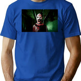 Terrifier - Art The Clown (2) T-Shirt for Men & Women, T-Shirts Graphic Tee - Blue