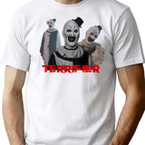 Terrifier Art The Clown (3) T-Shirt for Men & Women, T-Shirts Graphic Tee - White