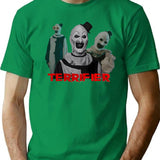 Terrifier Art The Clown (3) T-Shirt for Men & Women, T-Shirts Graphic Tee - Green