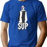 Terrifier Art The Clown (4) T-Shirt for Men & Women, T-Shirts Graphic Tee - Blue