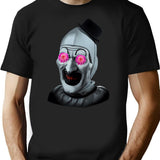 Terrifier Art The Clown (5) T-Shirt for Men & Women, T-Shirts Graphic Tee - Black