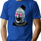 Terrifier Art The Clown (5) T-Shirt for Men & Women, T-Shirts Graphic Tee - Blue