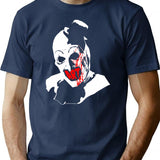 Terrifier - Art The Clown T-Shirt for Men & Women, T-Shirts Graphic Tee - Navy
