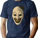 Terrifier Art (3) T-Shirt for Men & Women, T-Shirts Graphic Tee - Navy