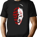 Terrifier Art (5) T-Shirt for Men & Women, T-Shirts Graphic Tee - Black