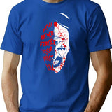 Terrifier Art (5) T-Shirt for Men & Women, T-Shirts Graphic Tee - Blue