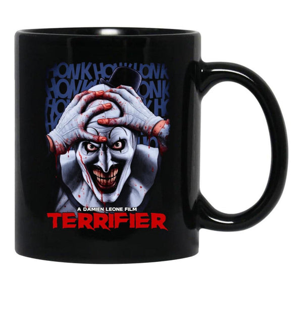Terrifier Art_s Killing Joke Black Coffee Mug, Gift Coffee Mug - Black