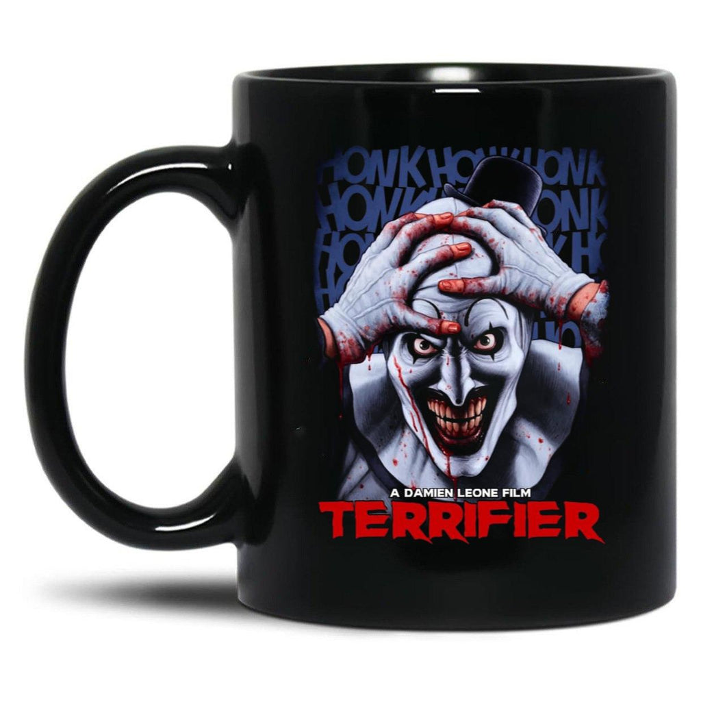 Terrifier Art_s Killing Joke Black Coffee Mug, Gift Coffee Mug