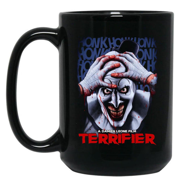 Terrifier Art_s Killing Joke Black Coffee Mug, Gift Coffee Mug - Black