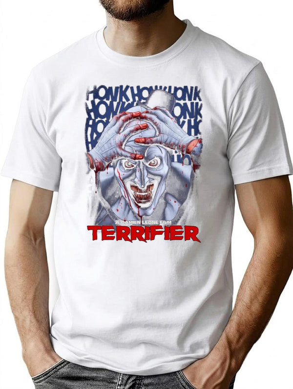Terrifier Art_s Killing Joke Premium Heavyweight Cotton T-Shirt - White