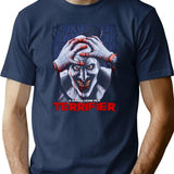 Terrifier Art_s Killing Joke Premium Heavyweight Cotton T-Shirt - Navy