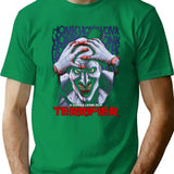 Terrifier Art_s Killing Joke Premium Heavyweight Cotton T-Shirt - Green