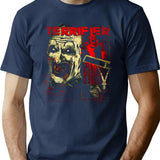 Terrifier Chilling Clown Horror Flick T-Shirt for Men & Women, T-Shirts Graphic Tee - Navy