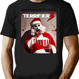 Terrifier Christmas Santa Terrifier 3 T-Shirt for Men & Women, T-Shirts Graphic Tee - Black