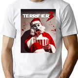 Terrifier Christmas Santa Terrifier 3 T-Shirt for Men & Women, T-Shirts Graphic Tee - White