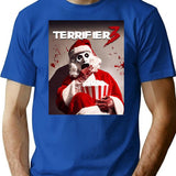Terrifier Christmas Santa Terrifier 3 T-Shirt for Men & Women, T-Shirts Graphic Tee - Blue