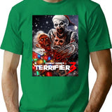 Terrifier Christmas Terrifier 3 Art T-Shirt for Men & Women, T-Shirts Graphic Tee - Green