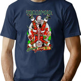 Terrifier Christmas T-Shirt for Men & Women, T-Shirts Graphic Tee - Navy