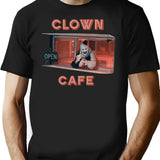 Terrifier Clown Cafe Essential Premium Heavyweight Cotton T-Shirt - Black