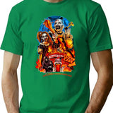 Terrifier Clown Cafe Horror Nights 2025 T-Shirt for Men & Women, T-Shirts Graphic Tee - Green