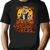 Terrifier Clown Circus Fall Vibes T-Shirt for Men & Women, T-Shirts Graphic Tee - Black