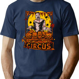 Terrifier Clown Circus Fall Vibes T-Shirt for Men & Women, T-Shirts Graphic Tee - Navy