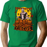 Terrifier Clown Circus Fall Vibes T-Shirt for Men & Women, T-Shirts Graphic Tee - Green