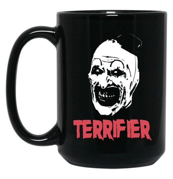 Terrifier Clown Classic Black Coffee Mug, Gift Coffee Mug - Black