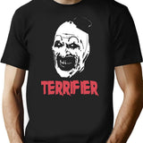 Terrifier Clown Classic Premium Heavyweight Cotton T-Shirt - Black