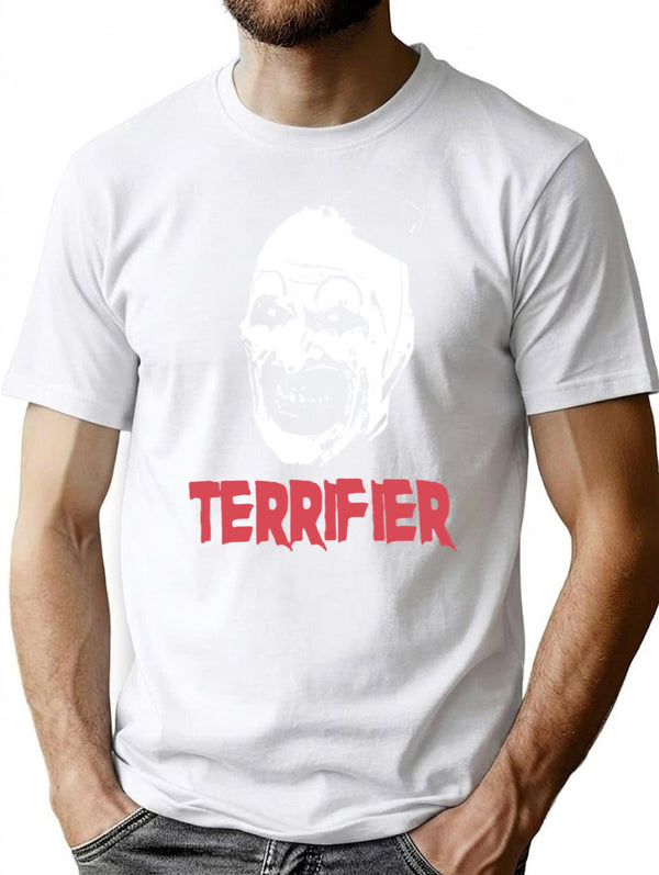 Terrifier Clown Classic Premium Heavyweight Cotton T-Shirt - White