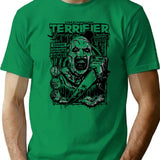 Terrifier Clown Horror Film T-Shirt for Men & Women, T-Shirts Graphic Tee - Green