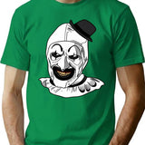 Terrifier Clown (2) T-Shirt for Men & Women, T-Shirts Graphic Tee - Green
