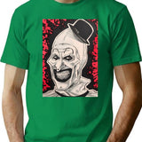 Terrifier Clown (3) T-Shirt for Men & Women, T-Shirts Graphic Tee - Green