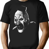 Terrifier Clown (4) T-Shirt for Men & Women, T-Shirts Graphic Tee - Black