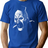 Terrifier Clown (4) T-Shirt for Men & Women, T-Shirts Graphic Tee - Blue