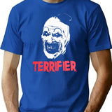 Terrifier Clown T-Shirt for Men & Women, T-Shirts Graphic Tee - Blue