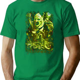 Terrifier Clowning With Death T-Shirt for Men & Women, T-Shirts Graphic Tee - Green